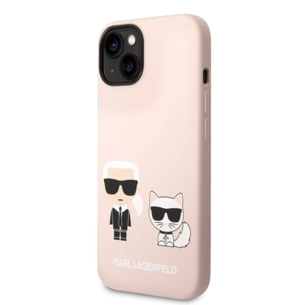 Husă protecție Karl Lagerfeld pentru iPhone 14 Pro Max, roz