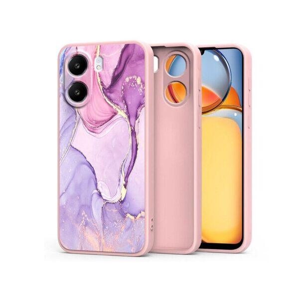 Husă de protecție Tech-Protect pentru Xiaomi Redmi 13C/Poco C65, Marble