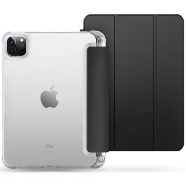 Husă flip cover Tech-Protect pentru iPad Pro 2020 / 2021 / 2022 12.9 inch, neagră