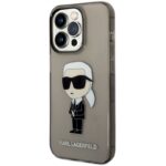 Husa Karl Lagerfeld iPhone 14 Pro Max protectie premium design iconic negru