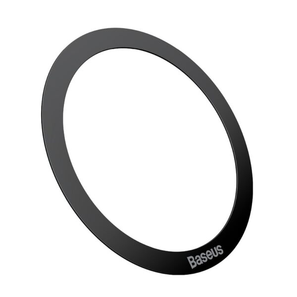 Inel magnetic, Baseus Halo pentru telefoane, MagSafe, negru