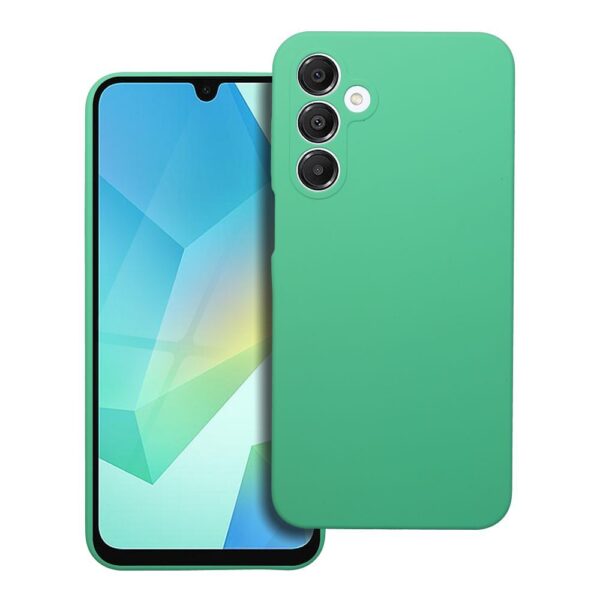 Husă din silicon pentru Samsung Galaxy A16, verde
