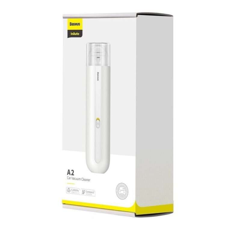Aspirator auto Baseus A2 wireless 5000Pa portabil alb CRXCQA2-02
