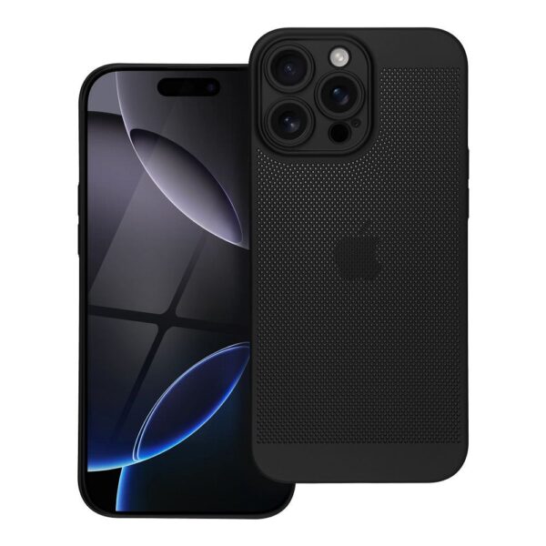 Husă ultra subtire BREEZY pentru iPhone 16 Pro Max, negru
