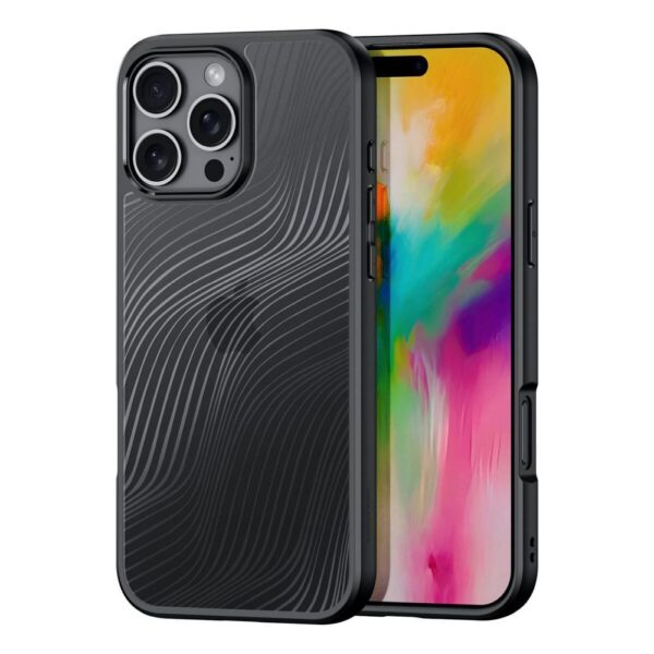 Husă de protecție Dux Ducis pentru iPhone 16 Pro Max, negru