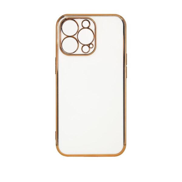 Husă de protecție pentru iPhone 12 Pro Max, Alb/Auriu