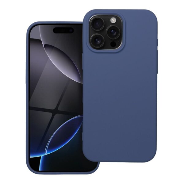 Husă de protecție SILICONE pentru iPhone 16 Pro Max , albastra