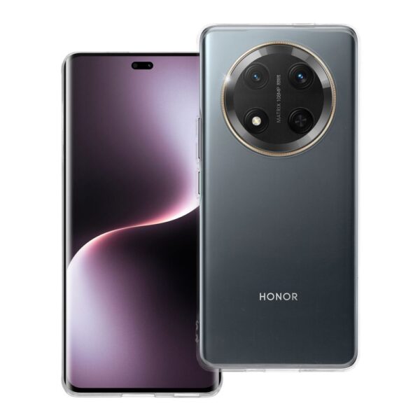 Husă de protecție din silicon 2mm pentru Honor Magic7 Lite (protecție cameră), transparentă