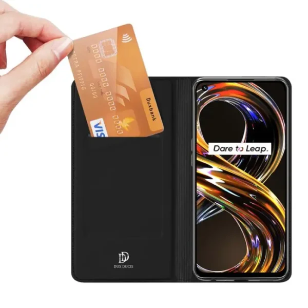 Husă flip cover DuxDucis pentru Realme 10, neagră