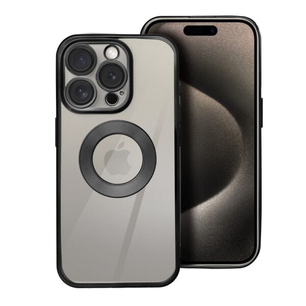 Husă de protecție Glam pentru iPhone 16 Pro Max, negru