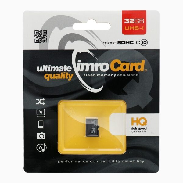 Card de memorie IMRO microSD 32GB 100MB/s clasa 10 UHS I