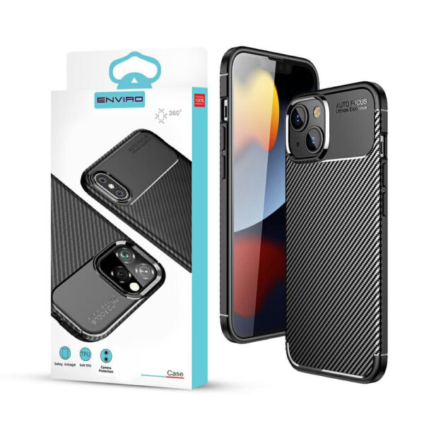 Husă de protecție Enviro pentru iPhone 12 Pro Max, neagră