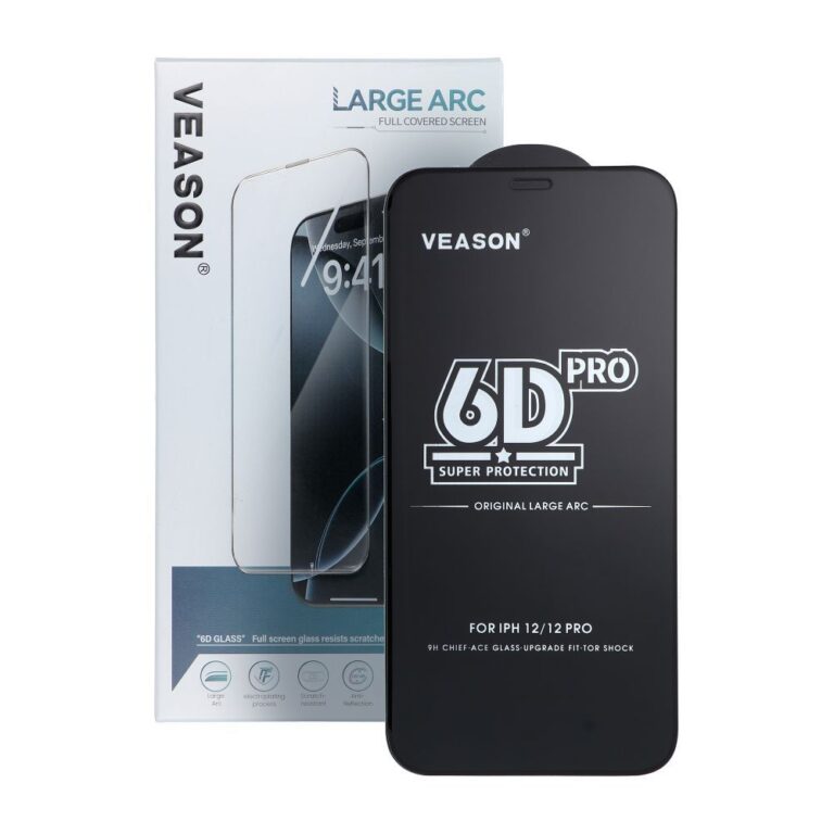 Folie sticla 6D Pro Veason iPhone 15 Pro vrac protectie ecran bulk