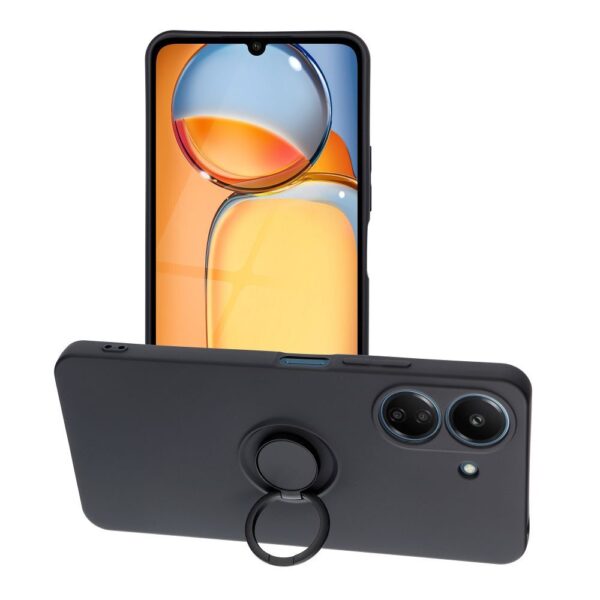Husă de protecție RING pentru Xiaomi Redmi 13C / Poco C65, negru