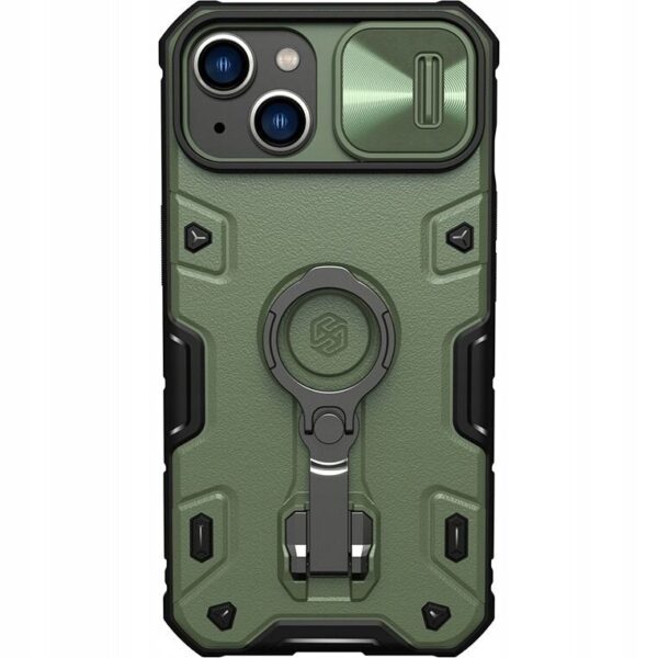 Husă de protecție Military Nillkin CamShield Armor Pro Magnetic pentru iPhone 14 Plus, verde