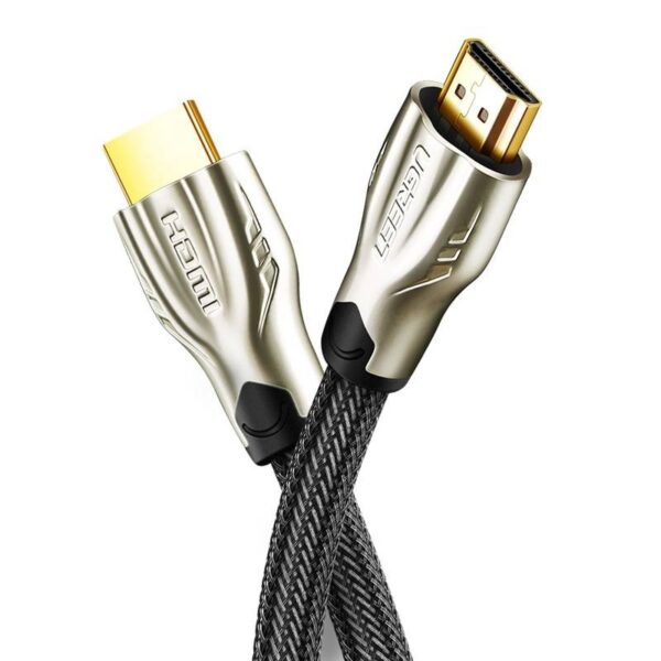 Cablu video UGREEN HD102 HDMI tata - HDMI tata, 4K, 30Hz, HDR, 18Gbps, 5m, negru