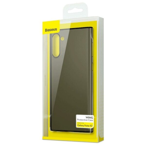 Husă de protecție Baseus pentru Samsung Galaxy Note 10, Wing transparent black