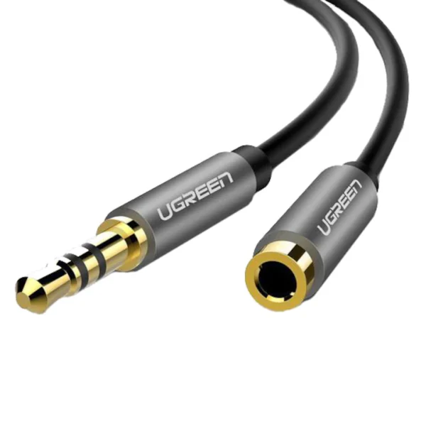 Cablu audio Ugreen, AV118, Jack 3.5mm, 2m, negru