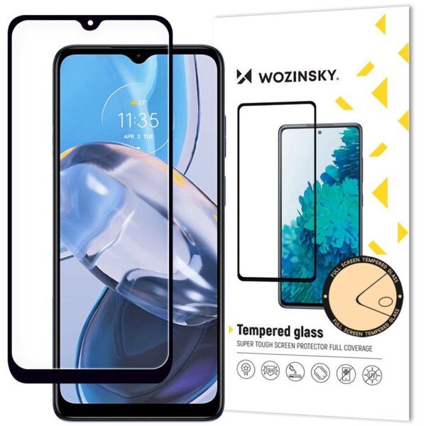 Folie sticlă securizată Wozinsky pentru Motorola Moto E22i / E22 , transparentă