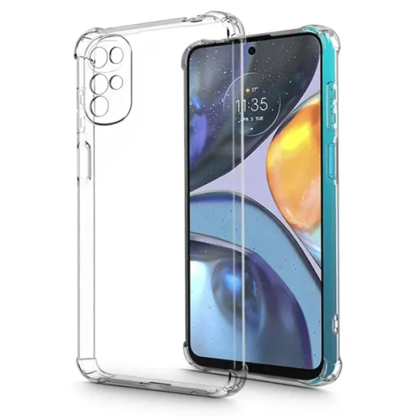 Husă de protecție TECH-PROTECT Flexair Pro pentru Motorola Moto G22, transparentă