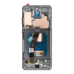 Display Samsung S20 Soft OLED ramă gri MegaMobile G980 G981 Cosmic Grey 120Hz