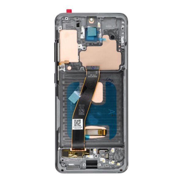 Display Samsung S20 Soft OLED ramă gri MegaMobile G980 G981 Cosmic Grey 120Hz