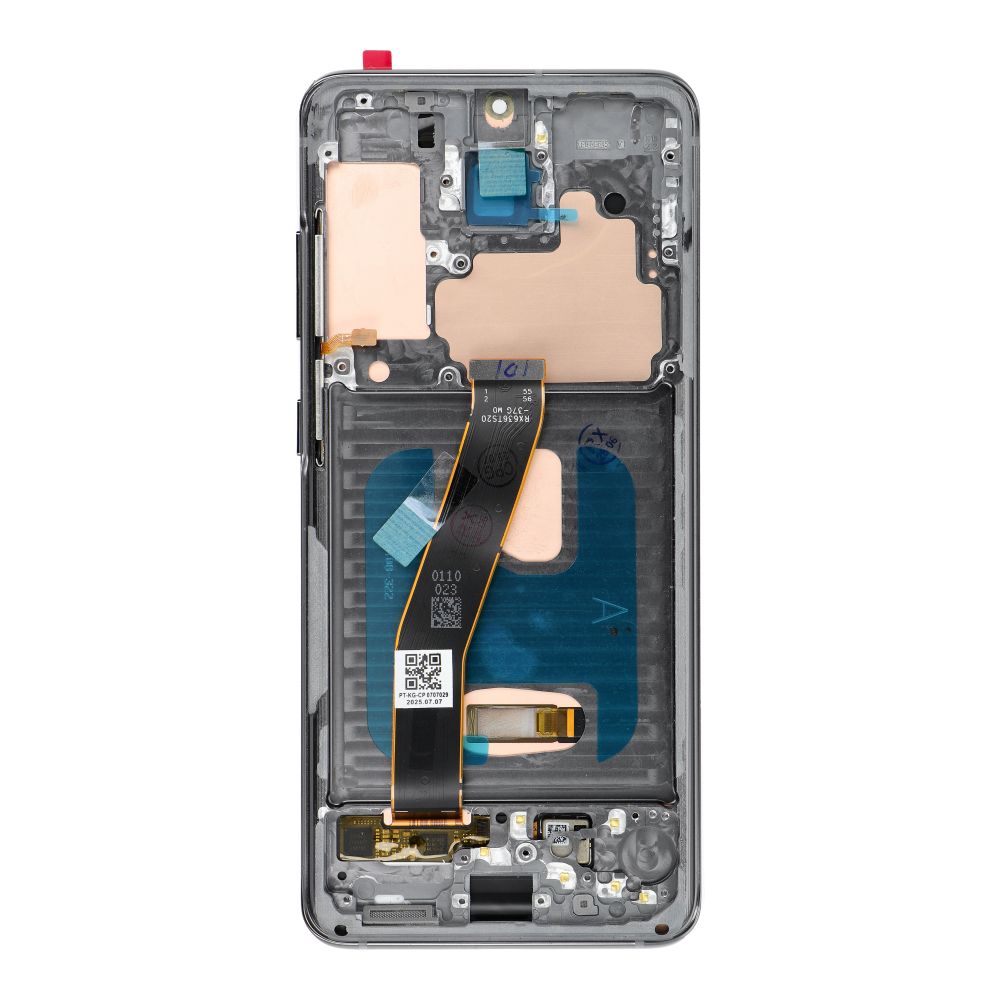 30ea5085de8b1a979432cbecdc6da233 Display Samsung S20 Soft OLED ramă gri MegaMobile G980 G981 Cosmic Grey 120Hz
