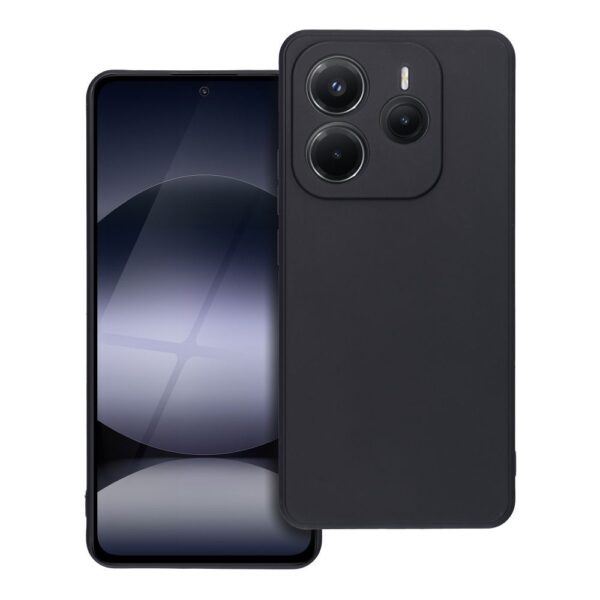 Husă de protecție MATT pentru XIAOMI Redmi Note 14 5G neagră