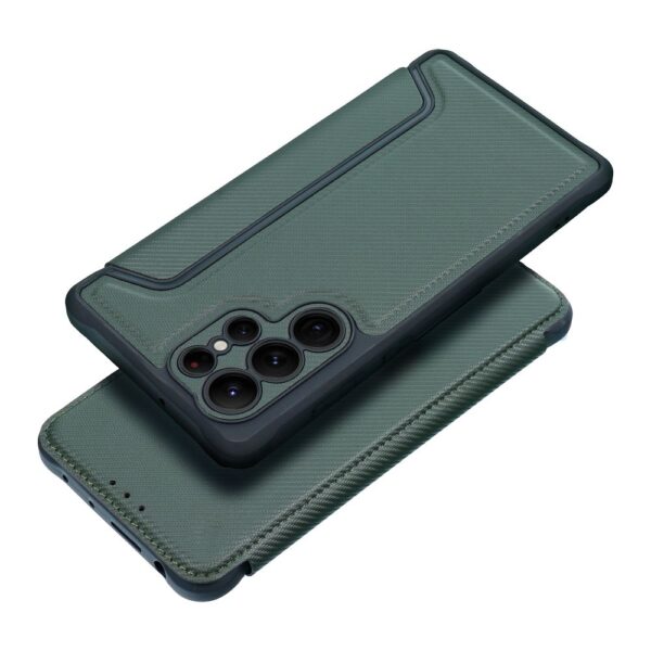Husă flip cover Razor pentru Samsung Galaxy A36, verde