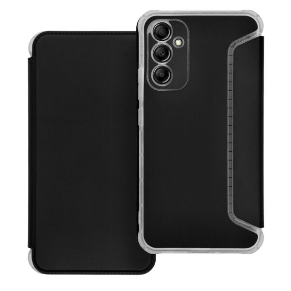 Husa flip Samsung Galaxy A34 5G neagra tip carte protectie ecran si spate