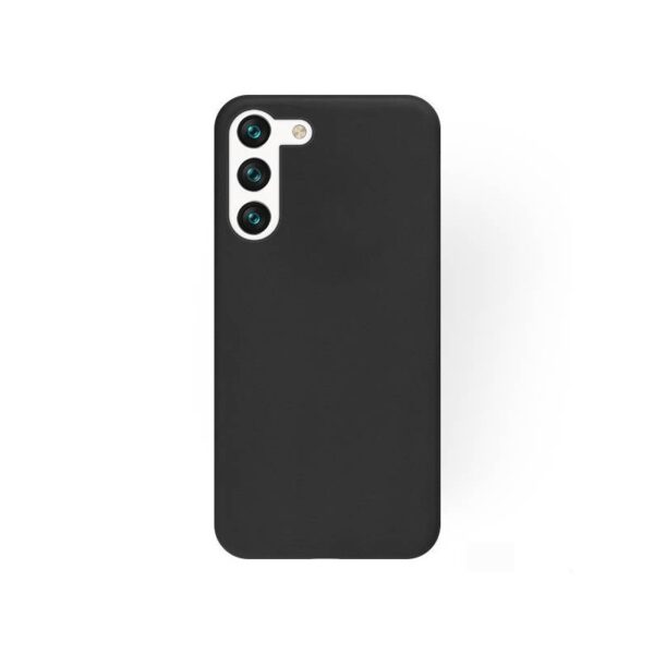 Husă din silicon mata pentru Samsung Galaxy S23 Plus, neagră