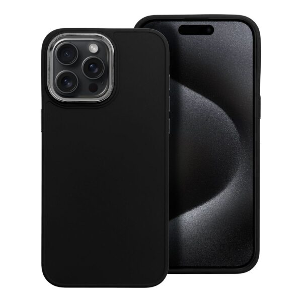 Husă de protecție FRAME pentru iPhone 15 Pro Max, negru