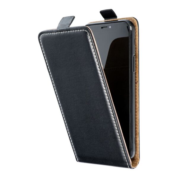 Husă flip cover pentru iPhone 15 Pro Max, neagră
