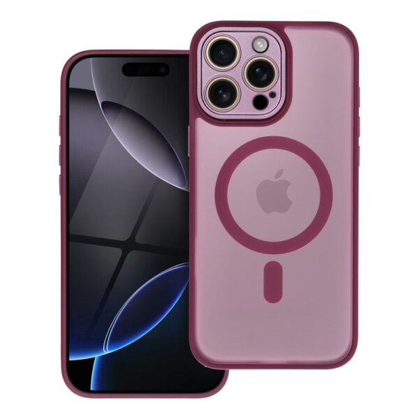 Husă de protecție Variete compatibila MagSafe pentru Samsung Galaxy A26, visinie