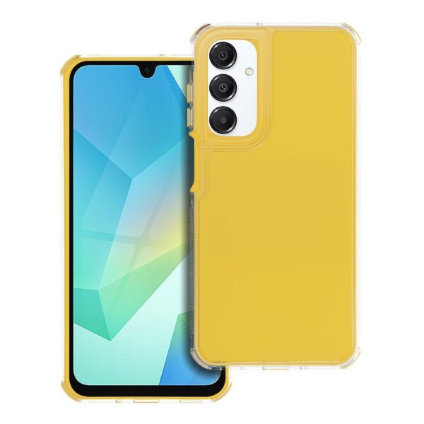 Husă de protecție MATRIX pentru Samsung Galaxy A16 5G, galbenă