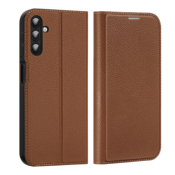 Husă flip cover Dux Ducis pentru Samsung Galaxy A14 5G, maro