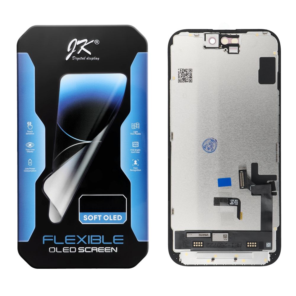 Display iPhone 15 Hard OLED JK touchscreen 6.1 inch fără ramă