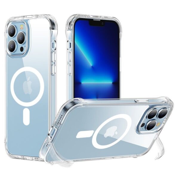 husa iPhone 14 Pro Max MagSafe transparenta