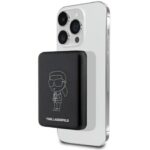 baterie externa karl lagerfeld magsafe 3000mah negru