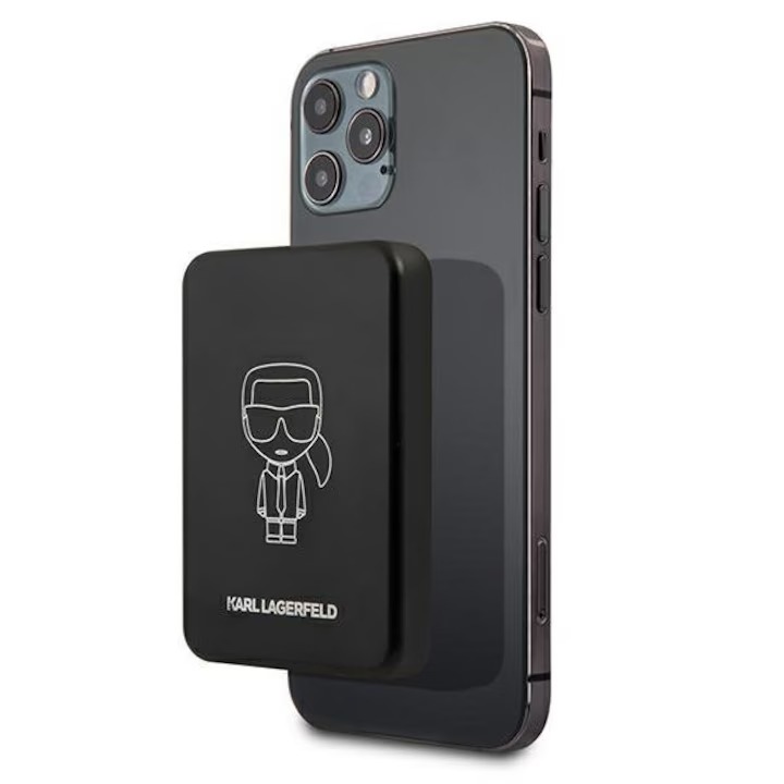powerbank karl lagerfeld 3000mah magsafe negru