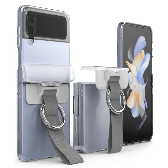 Husa protectie Ringke Samsung Galaxy Z Flip4 gri Z Flip3 piesa originala premium