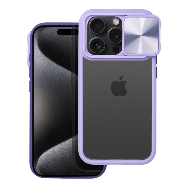 Husă de protecție SLIDER pentru iPhone 11, violet