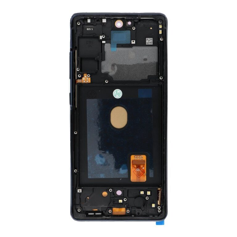 display megamobile samsung galaxy s20 fe 4g 5g soft oled cu rama albastru inchis cloud navy
