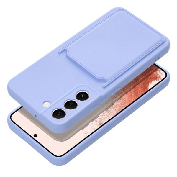 Husa de protecție cu loc pentru Card pentru Samsung Galaxy A55, mov