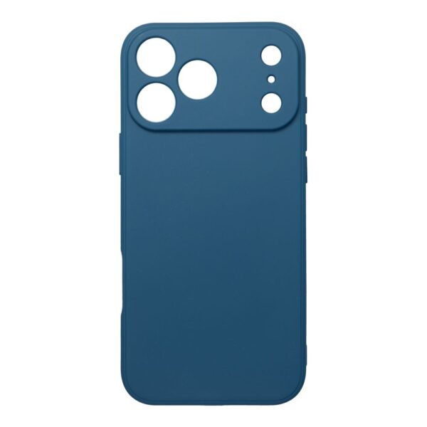 Husă de protecție din silicon pentru iPhone 17 Pro Max, albastră