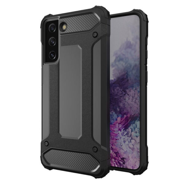 Husă protecție Armor pentru Samsung Galaxy S22 Ultra, neagră
