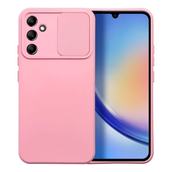 Husă protecție Slide pentru Samsung Galaxy A34, roz