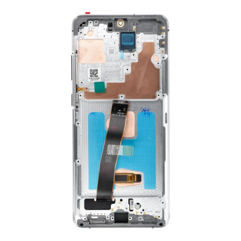 Display Samsung S20 Ultra Soft OLED ramă albă MegaMobile G988 Cloud White 120Hz