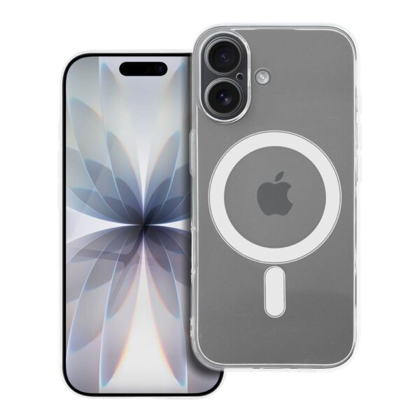 Husă de protecție compatibilă cu MagSafe pentru iPhone 17, transparentă