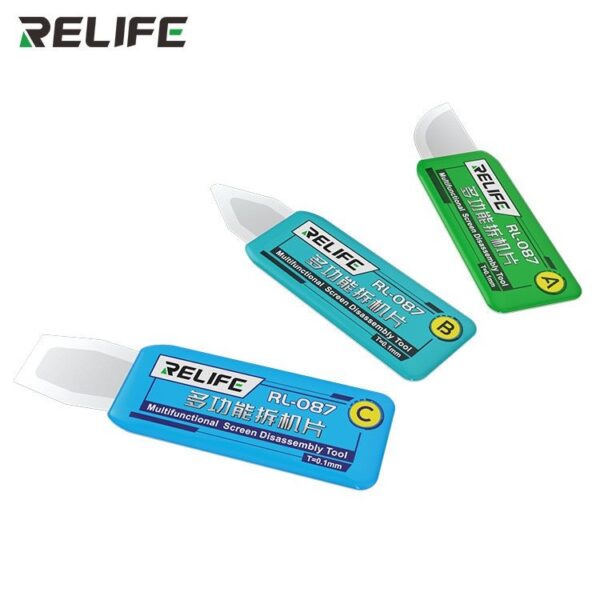 Set de scule multifuncționale pentru dezasamblarea LCD-urilor RL-087 / clips metalic